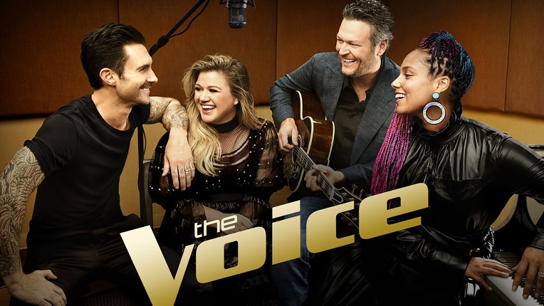 Kelly Clarkson Adam Levine Blake Shelton Alicia Keys, The Voice Winners, The Voice 2018 Judges, The Voice 2018 Advisors