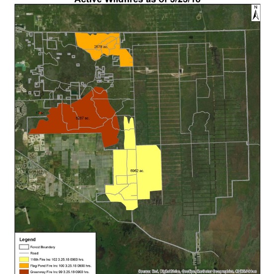 Greenway Fire Map: Location of Southwest Florida Fires | Heavy.com