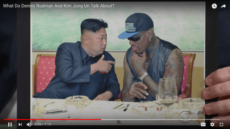 Kim Jong-un, Dennis Rodman