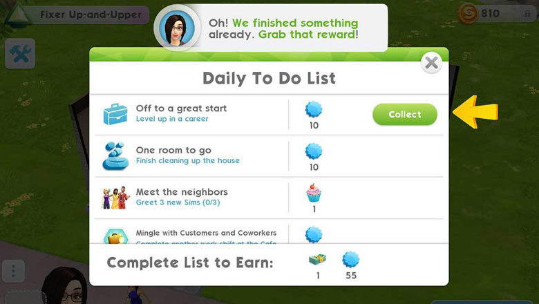 Como subir de nível rápido em The Sims Mobile com dicas simples