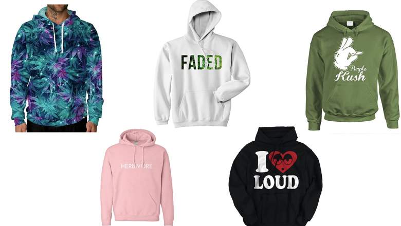 best weed hoodies, best cannabis hoodies, best pot leaf hoodies