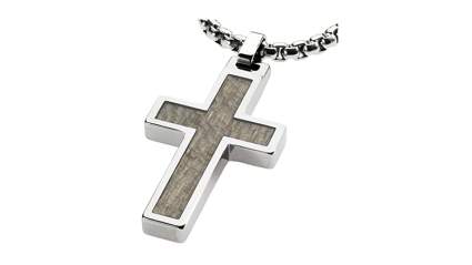 tungsten cross necklace, men’s cross necklace, cross necklace for men