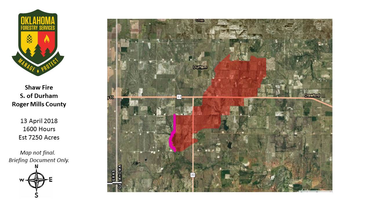 Oklahoma Fire Map: Locations & Evacuations April 15  Heavy.com