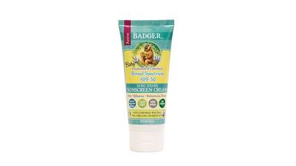 badger baby sunscreen, organic sunscreen for babies, organic baby sunscreen, best sunscreen for babies