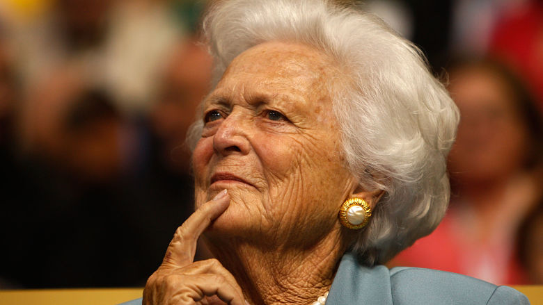 Barbara Bush dead