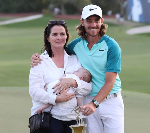 Tommy Fleetwood's wife
