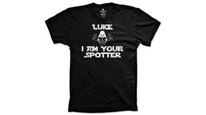 Guerrilla Tees Luke I am your spotter t-shirt, Funny running t shirts, Funny workout shirts, Cute running shirts, Funny workout tanks