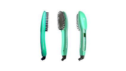 Irresistible Me hair straightening brush, hair straightening brush, hair straightener brush, ceramic straightening brush