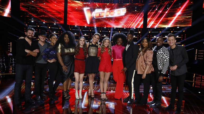 The Voice 2018 Top 12 Winners Season 14 Teams And Contestants