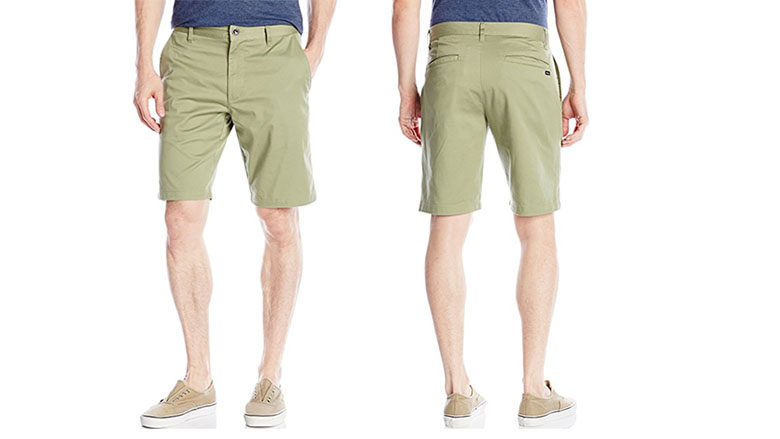 casual khaki shorts