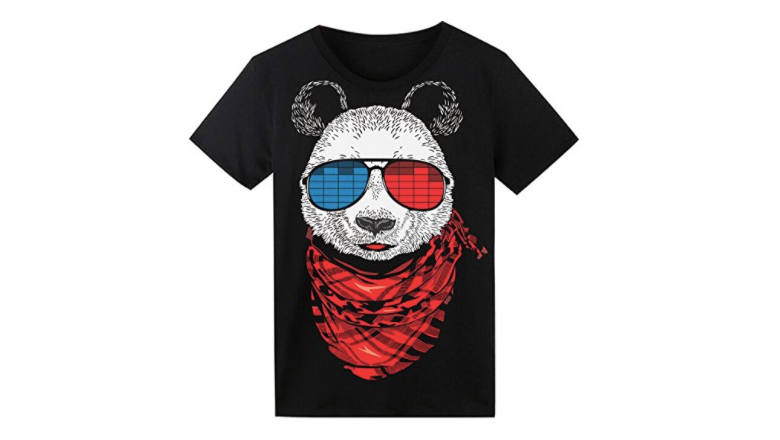 panda led shirt