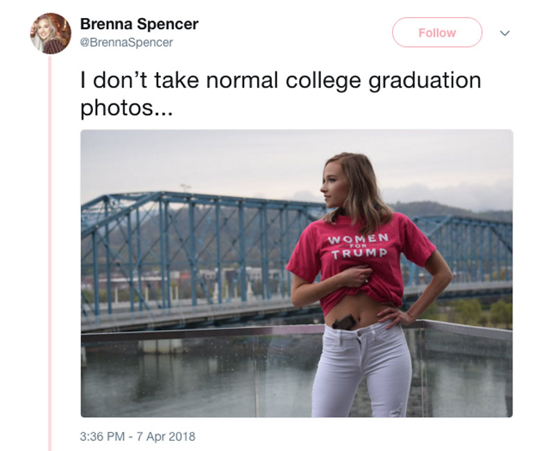 Brenna Spencer Twitter page