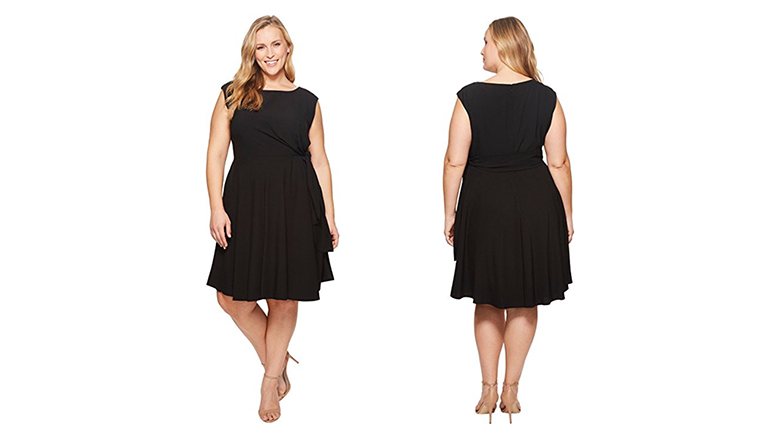 plus size lbd with sleeves