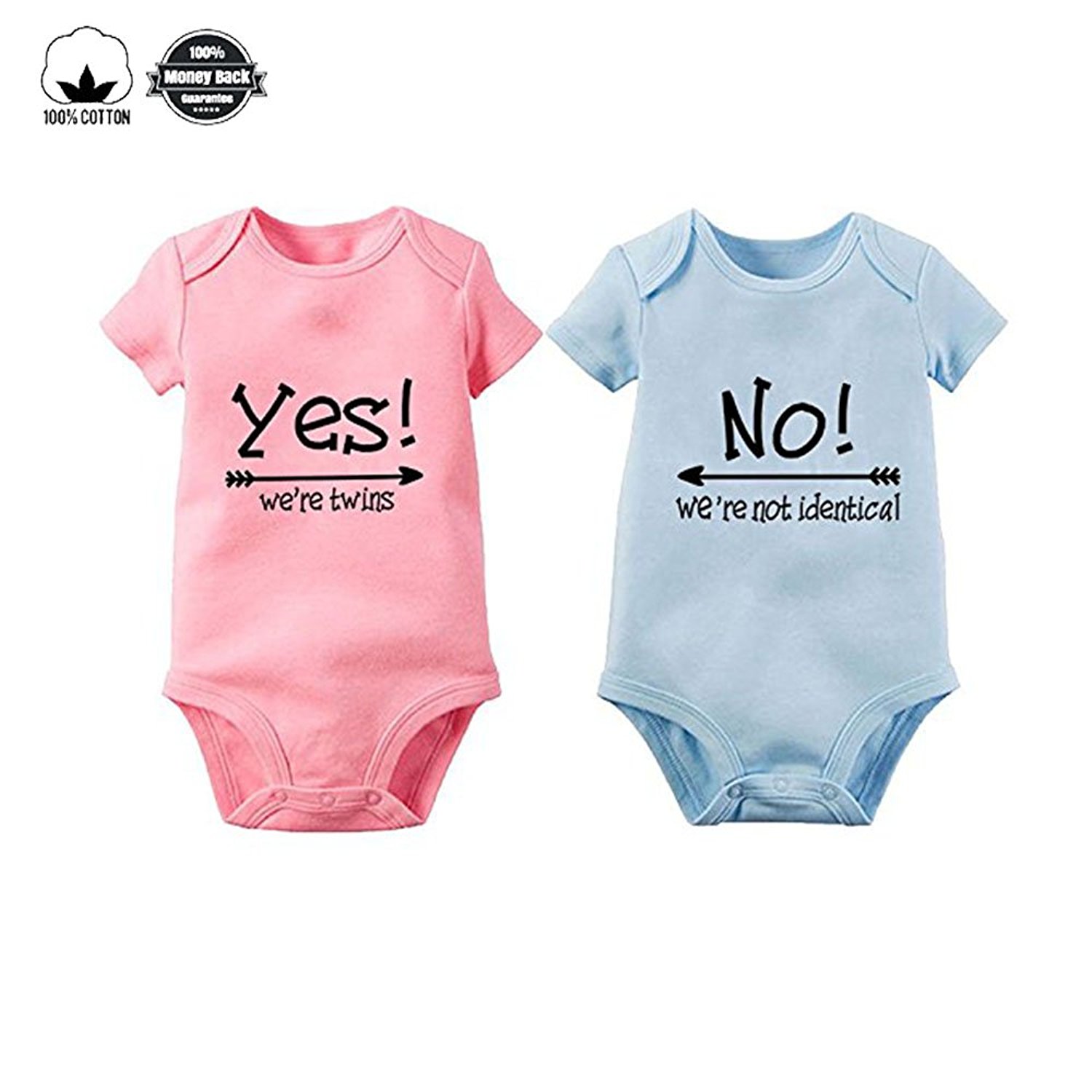 onesies for twins boy and girl