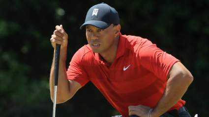 WATCH: Tiger Woods Fist Pumps After Making Birdie at British Open