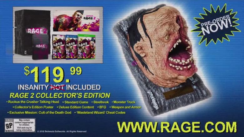 rage 2 collector's edition