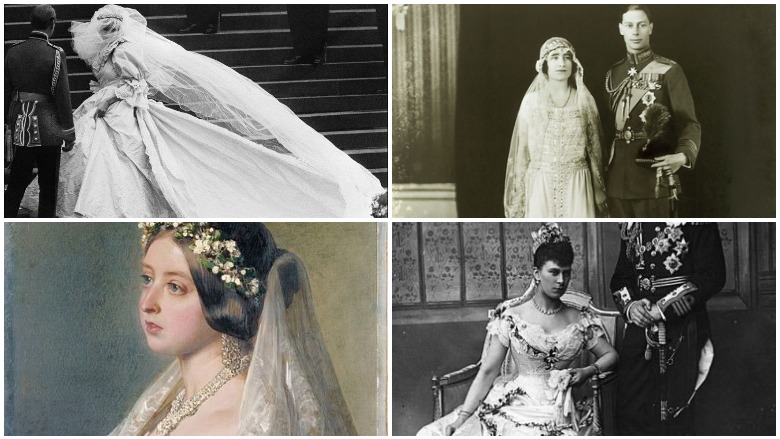 royal family wedding dresses