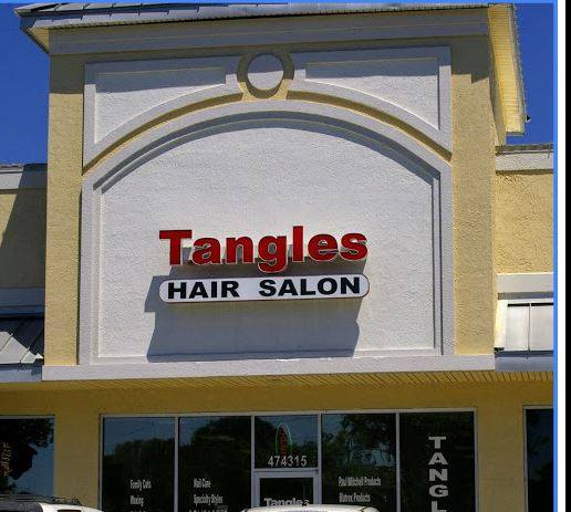 tangles hair salon
