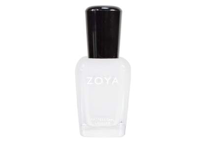 Bottle of Zoya Purity white nail polish