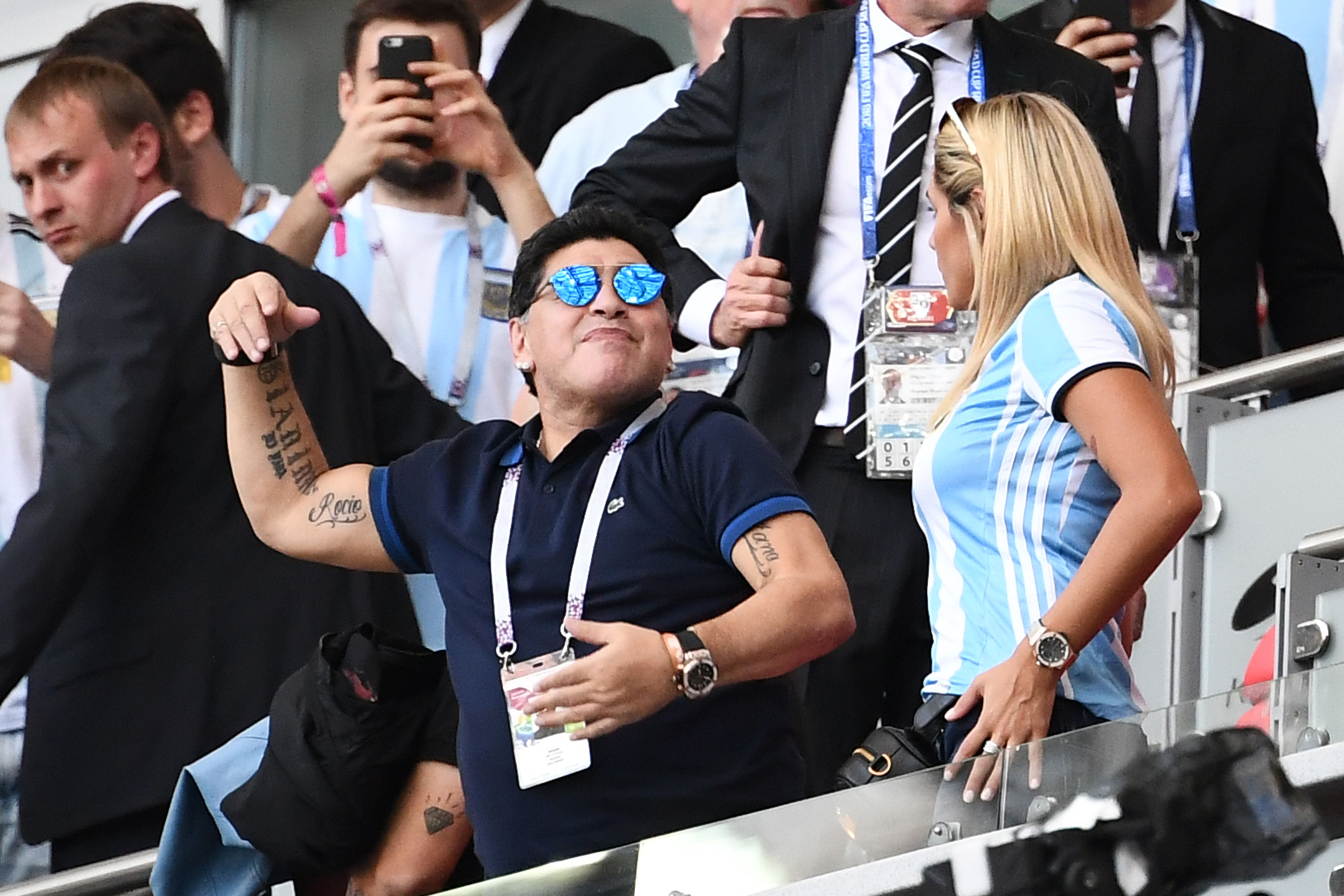 Diego Maradona Wife Rocco Oliva