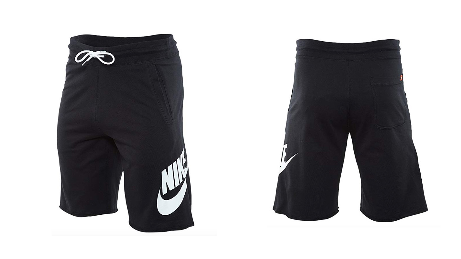 nike sweatpant shorts mens