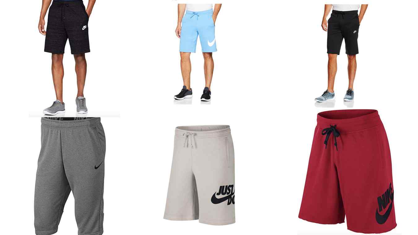 sweatpant shorts women's nike