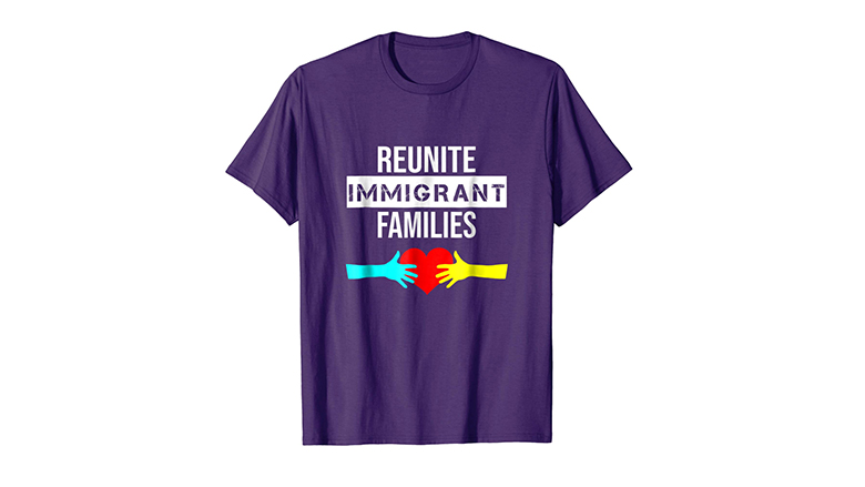 purple reunite immigrant families shirt