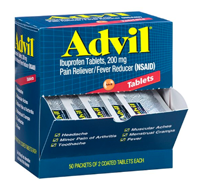 individual pain medication tablets