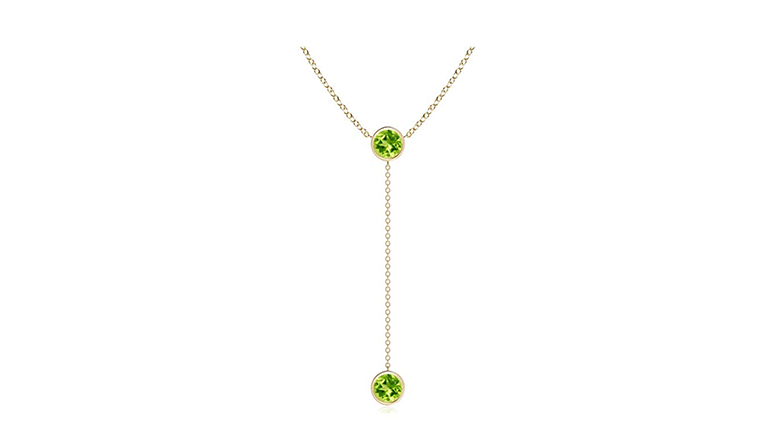 Life For Christmas Orchid Jewelry 0.8 Ctw Natural Oval Green Peridot Sterling Silver Pendant With An 18 Inch Chain Or Necklace-August Birthstone Gemstone A Unique Gift Idea For Wife