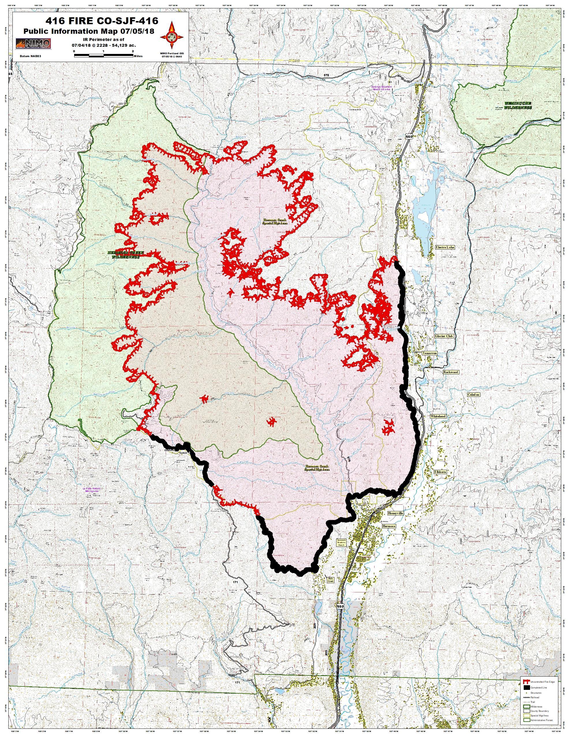 Colorado Fires June 2018 Maps Update On 416 Wildfire And Others