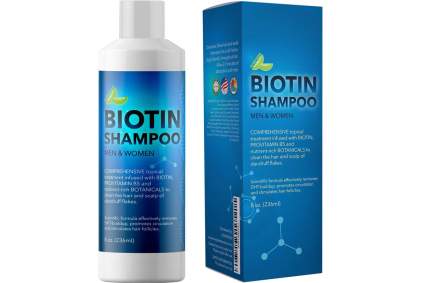 Blue Maple Holistics shampoo bottle with box