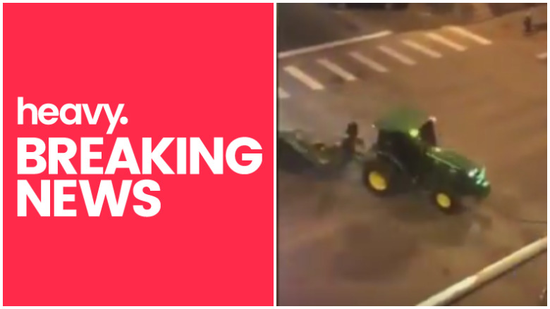 denver police tractor chase