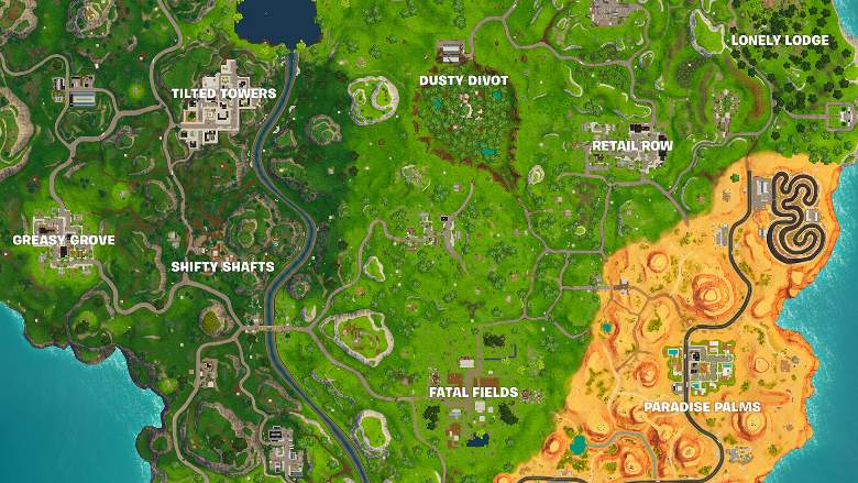 Fortnite Season 5 All Map Changes