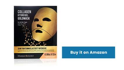 masqueology collagen hydro gel face mask 12 pack