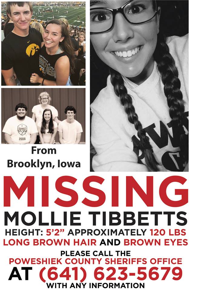 mollie tibbetts missing poster