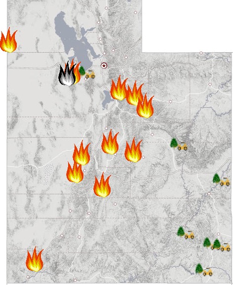 Utah Fire Maps: List of Fires Near Me Right Now [July 14]