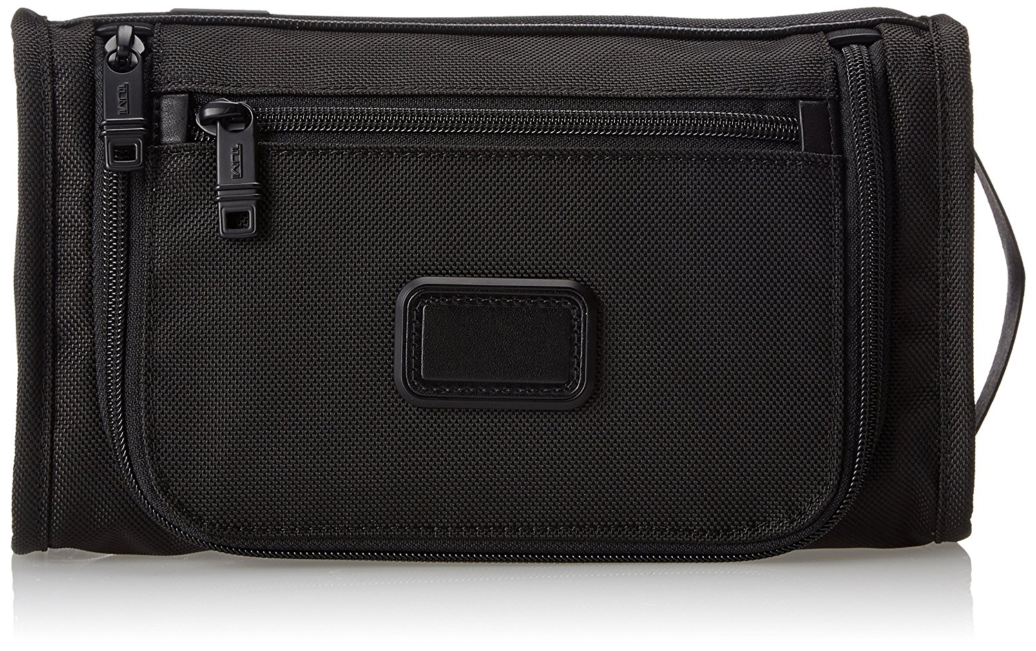 tumi leather toiletry bag