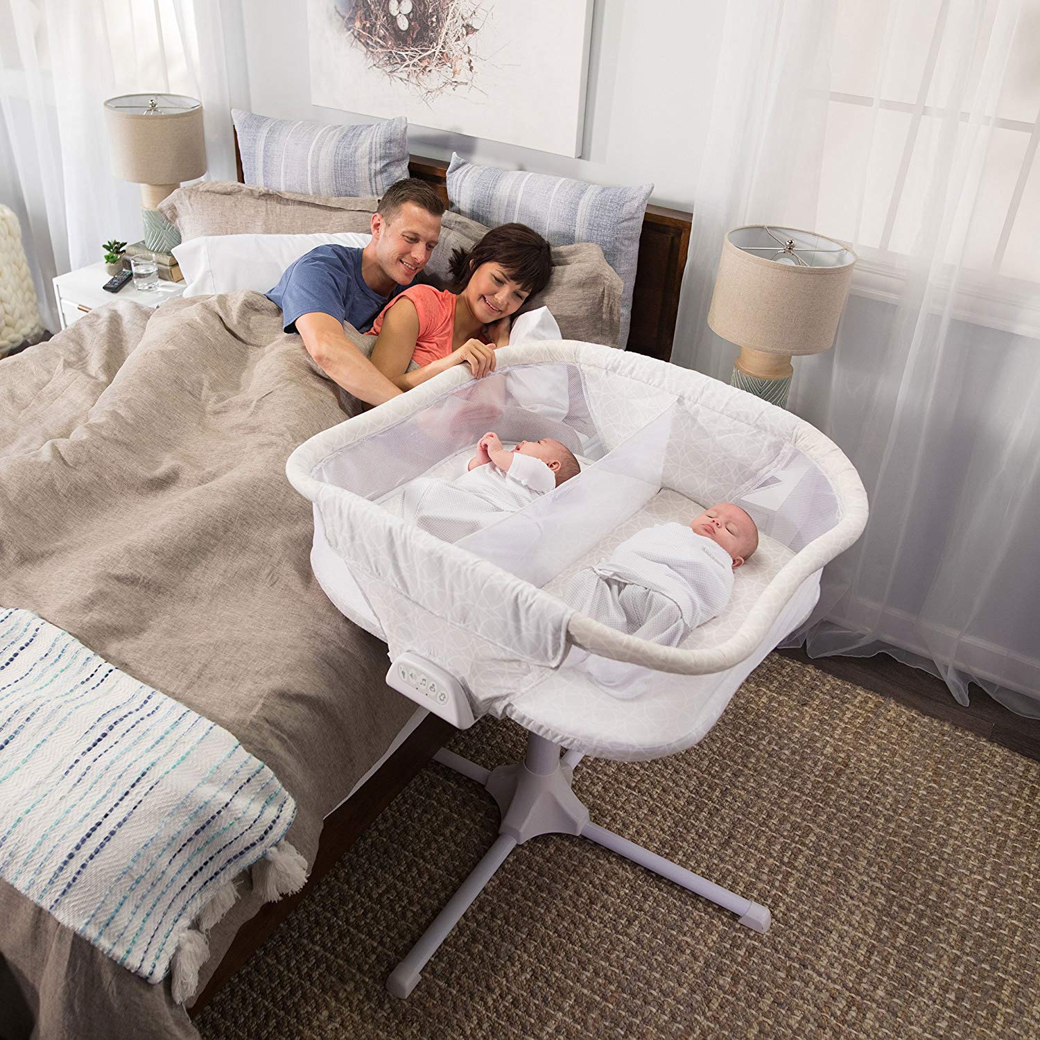 portable crib for twins