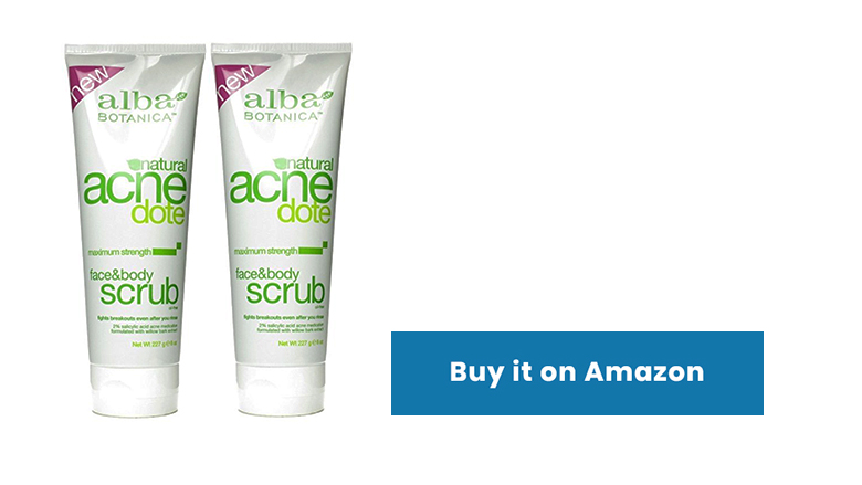 acne body scrub with salicylic acid