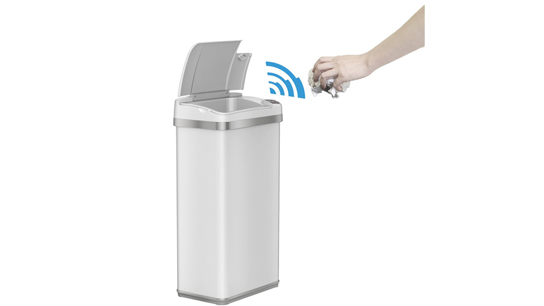 Details about   Touchless Infrared Trash Can 14L Automatic Garbage Bin w/ Motion Sensor Kitchen 