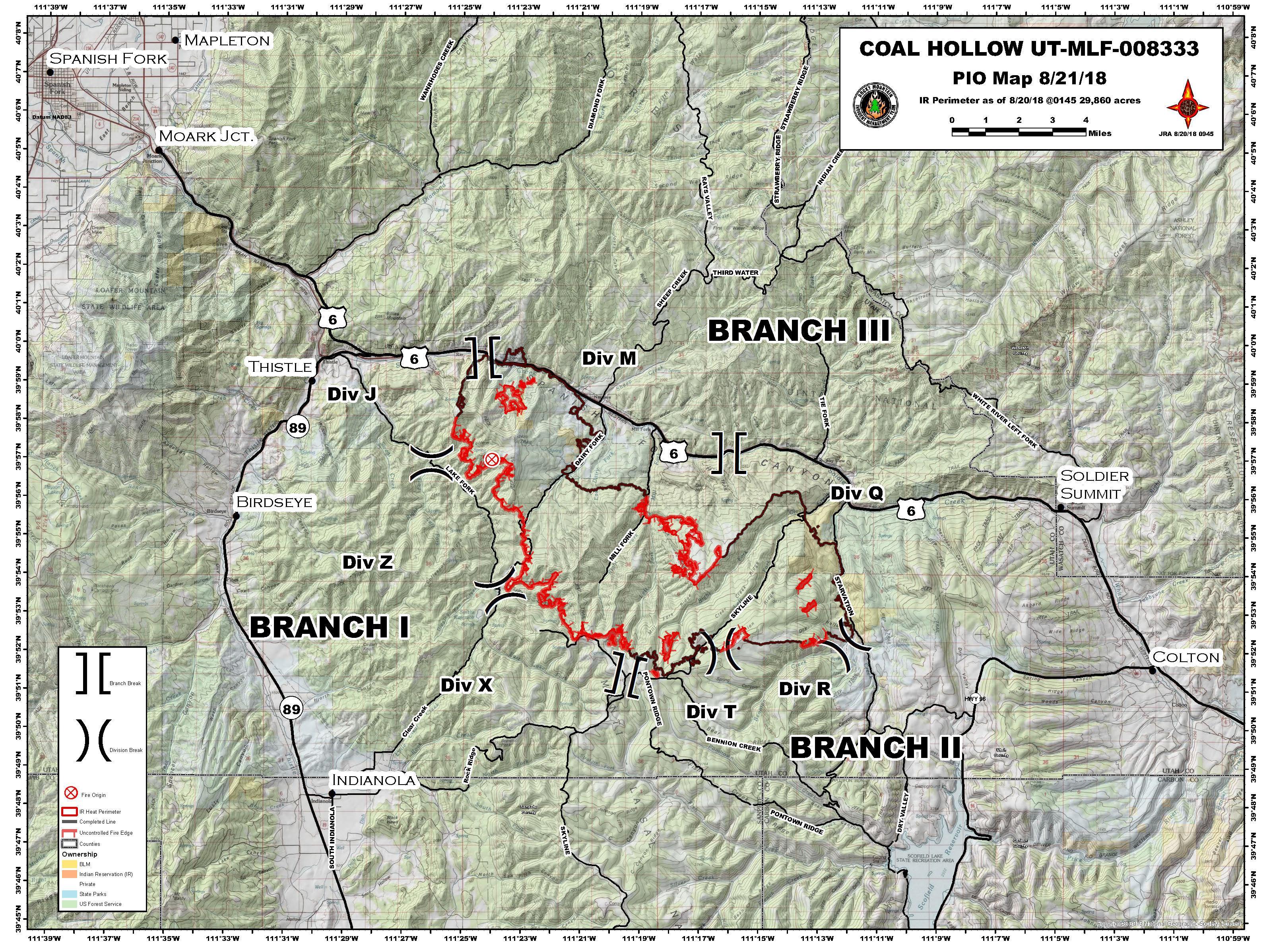 Utah Fire Map Track Fires Near Me Right Now [August 21]