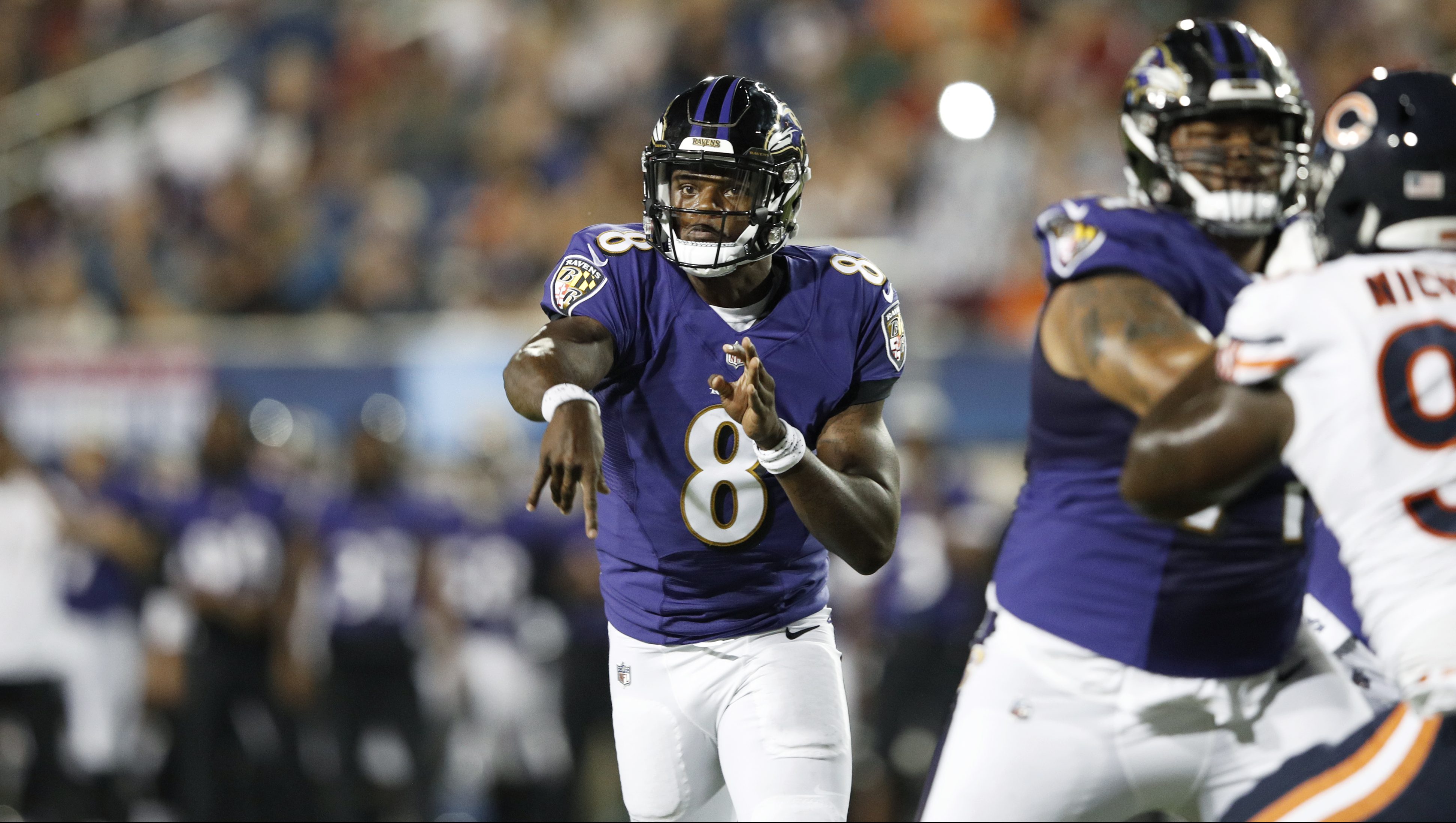 Lamar Jackson: Highlights & Stats From NFL Debut