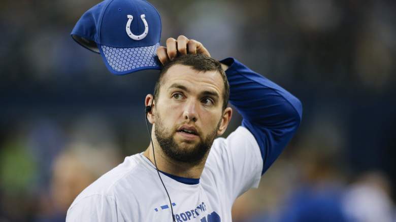 andrew luck, luck playing time, colts luck starting, how long will luck play