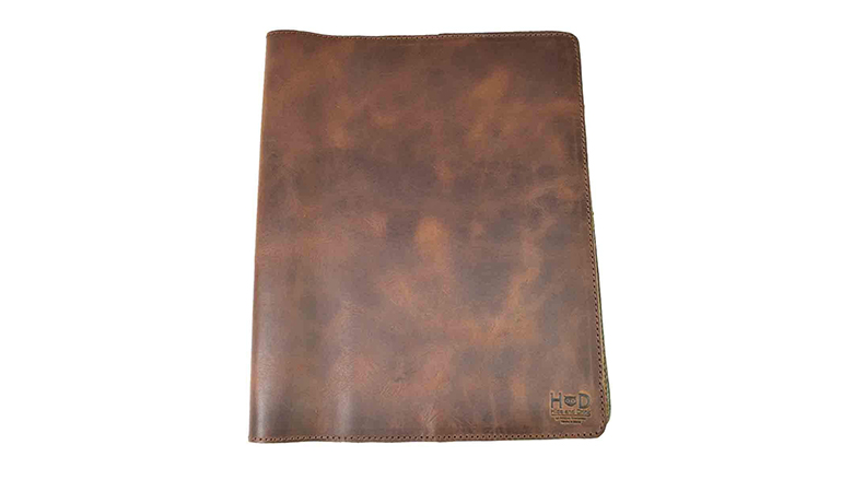 5x8 - Medium Stitched Leather Journal Notebook Cover with 5 Journals 