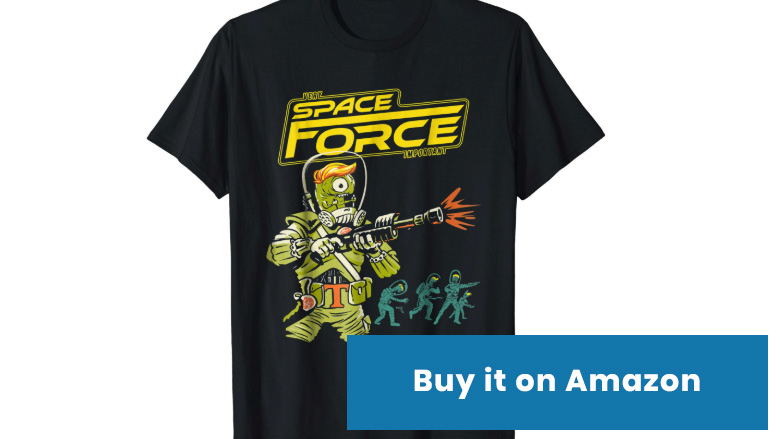 Space Force Alien Solder T-shirt