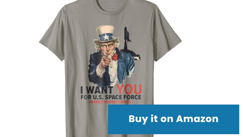 I want you space force t-shirt