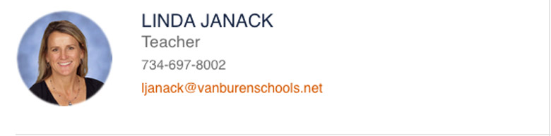 Linda Janack Van Buren schools