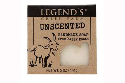 unscented handmade goat's milk soap
