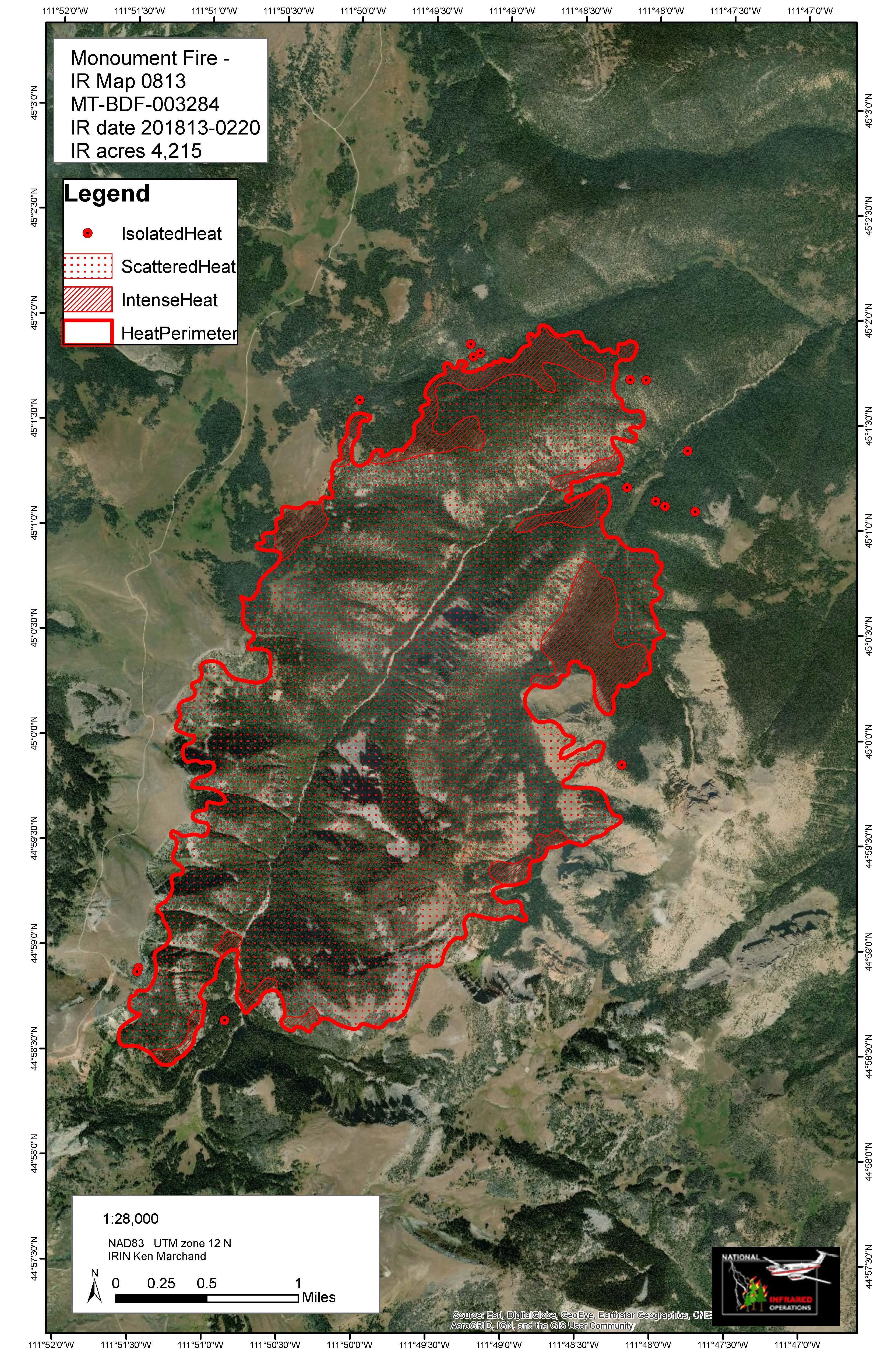 Forest Fire Map In Montana United States Map
