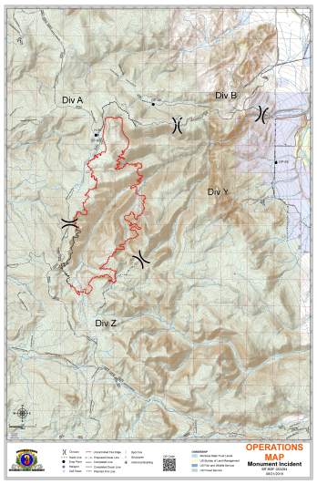 Monument Fire Map